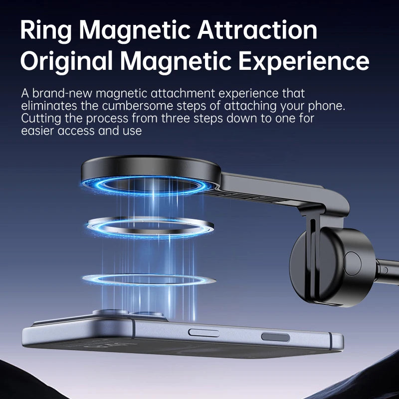 T18 Magnetic Phone Tripod Wireless Phone Grip Selfie Stick Desktop Tripod